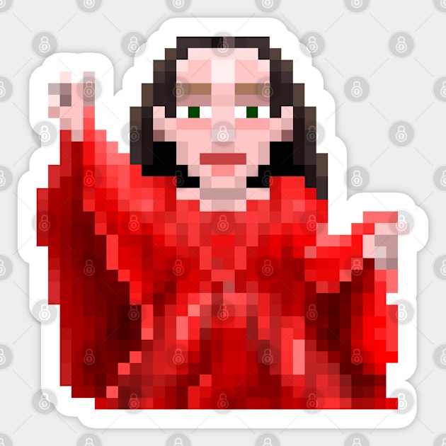 16-Bits Madame Blanc Sticker by badpun